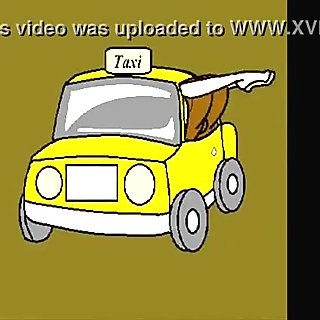 Wife pays for the Taxi Cartoon